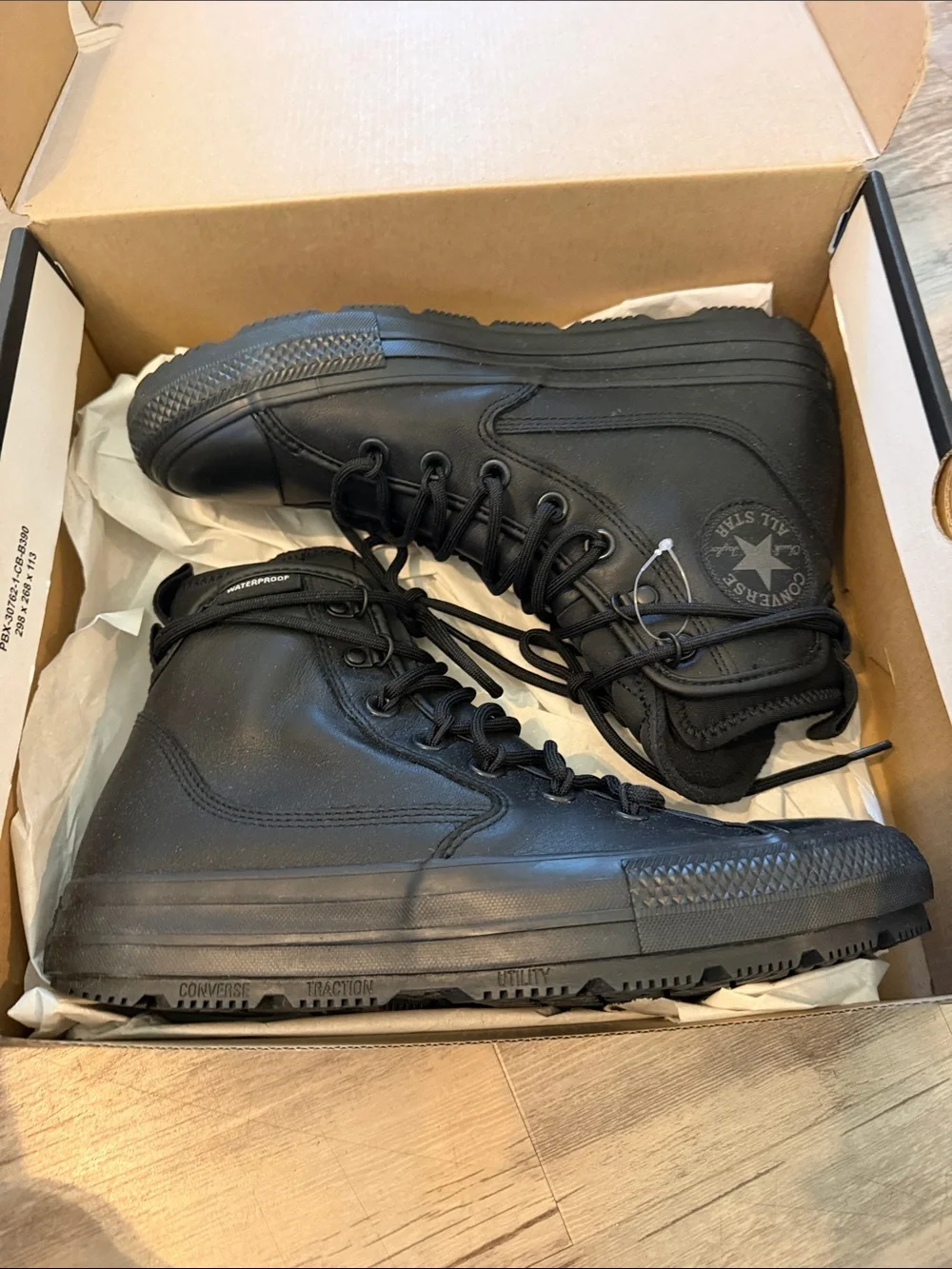 Converse Black High-Top Waterproof Utility Boots
